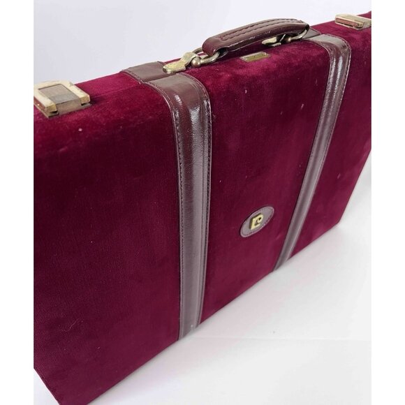 Pierre Cardin Other - Vintage Pierre Cardin Backgammon Set Velour Attaché Case 1970s w/ Cups Manual